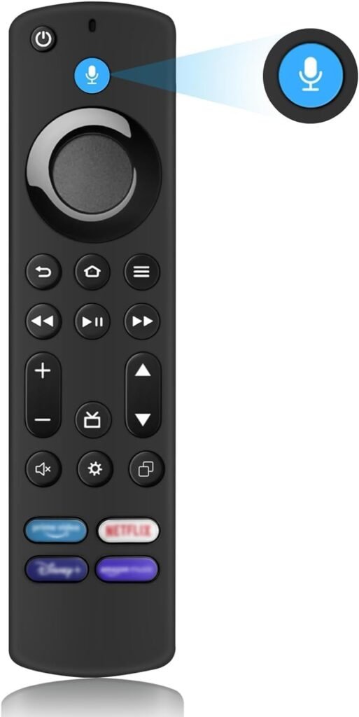 Replacement Remote Control with Voice Function, Smart Tvs Cube (1st Gen & 2nd Gen)，Fit for Smart Tvs Stick (Lite & 4K & 2nd Gen),Smart Tvs (3rd Gen)