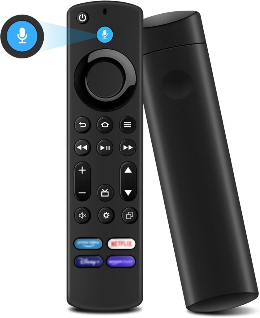 Replacement Voice Remote (3rd Gen) with Voice Function Fit for AMZ Smart Tvs 2nd Gen and 3rd Gen and Fit for Smart Tvs Cube 1st Gen and Later