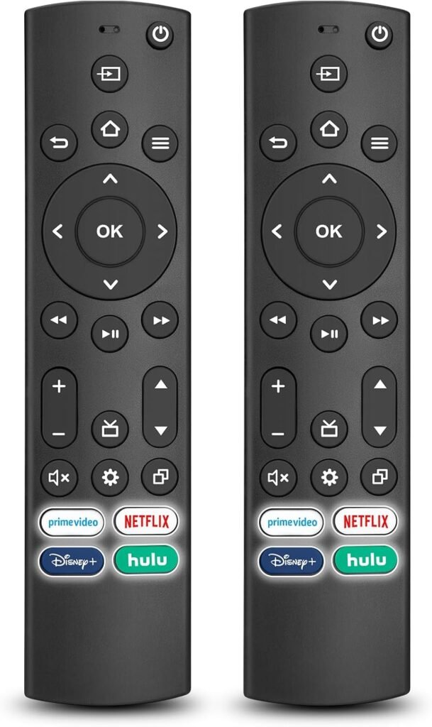 Replacement for Insignia-Toshiba-Fire-TV-Remote-Control, Universal Remote for LG/VIZIO/Samsung/Roku/TCL Smart TVs【Pack of 2】 Replacement for Insignia-Toshiba-Fire-TV-Remote-Control, Universal Remote for LG/VIZIO/Samsung/Roku/TCL Smart TVs【Pack of 2】
