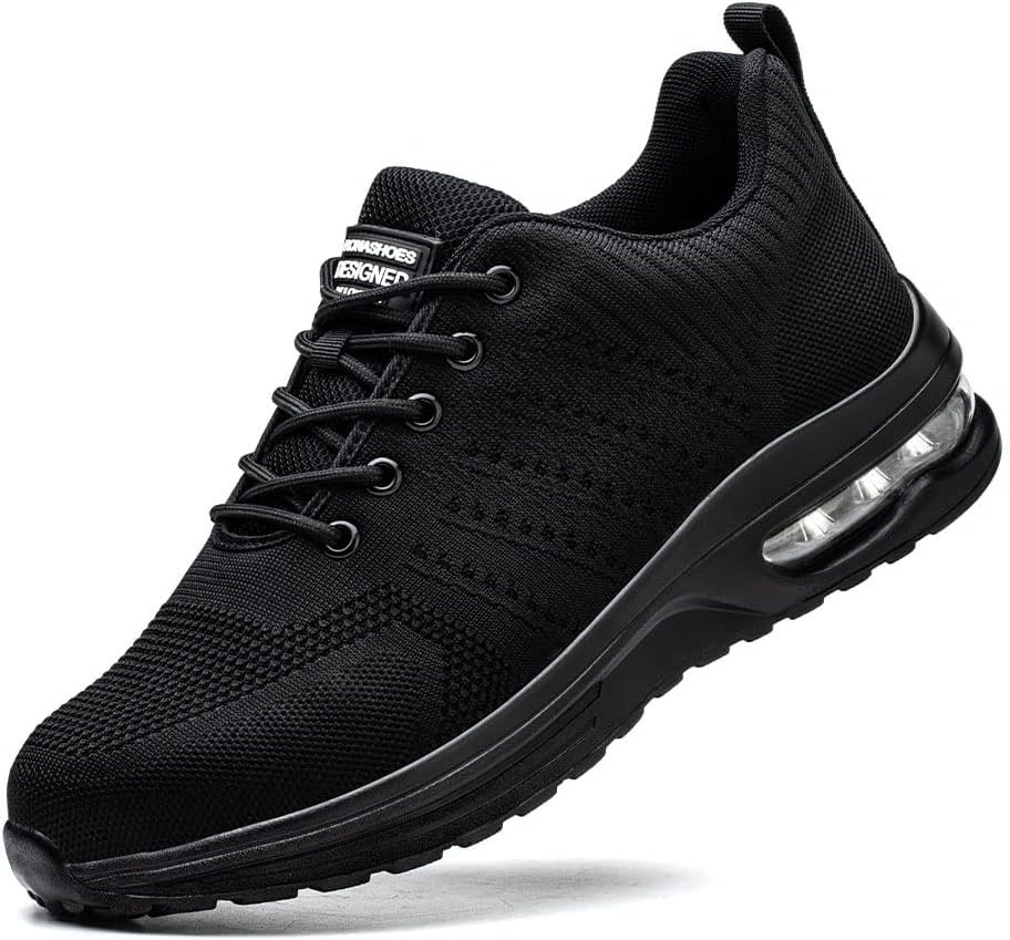 Rona Shoes Safety Shoes Safety Trainers Steel Toe Cap Trainers Work Shoes Steel Toe Shoes Lightweight Comfortable Stylish Non Slip for Men Women Ladies