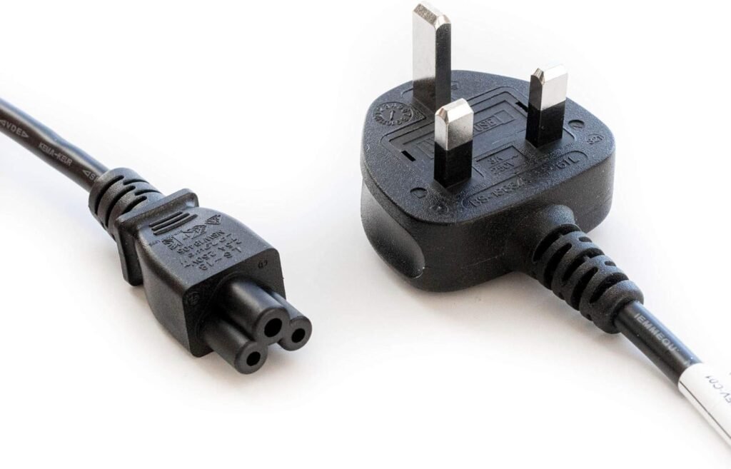 SCROY – C5 Mickey Mouse Power Supply Adapter Cord Mains Cable Lead UK Laptop Plug for Lenovo Acer Dell HP Compaq Sony Toshiba Vaio Delta etc 1M Long, black SCROY – C5 Mickey Mouse Power Supply Adapter Cord Mains Cable Lead UK Laptop Plug for Lenovo Acer Dell HP Compaq Sony Toshiba Vaio Delta etc 1M Long, black