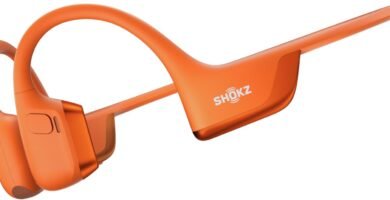 SHOKZ OpenRun Pro 2 Bone Conduction Sports Headphones, Open-Ear Wireless Earphones with Bluetooth 5.3, Noise Cancelling Mics, IP55 Waterproof, 12h Playtime for Running, USB-C Qiuck Charge, Orange SHOKZ OpenRun Pro 2 Bone Conduction Sports Headphones, Open-Ear Wireless Earphones with Bluetooth 5.3, Noise Cancelling Mics, IP55 Waterproof, 12h Playtime for Running, USB-C Qiuck Charge, Orange