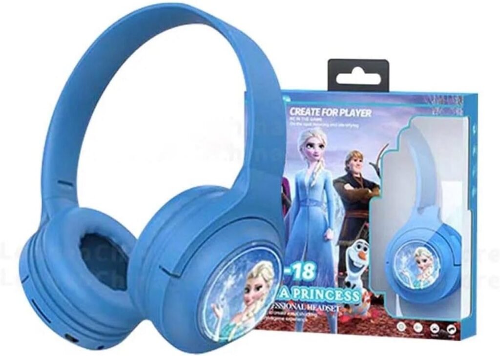 S&M Fashion Frozen Bluetooth Headphones for Kids, Wireless Over Ear Design, Soft Pads S&M Fashion Frozen Bluetooth Headphones for Kids, Wireless Over Ear Design, Soft Pads