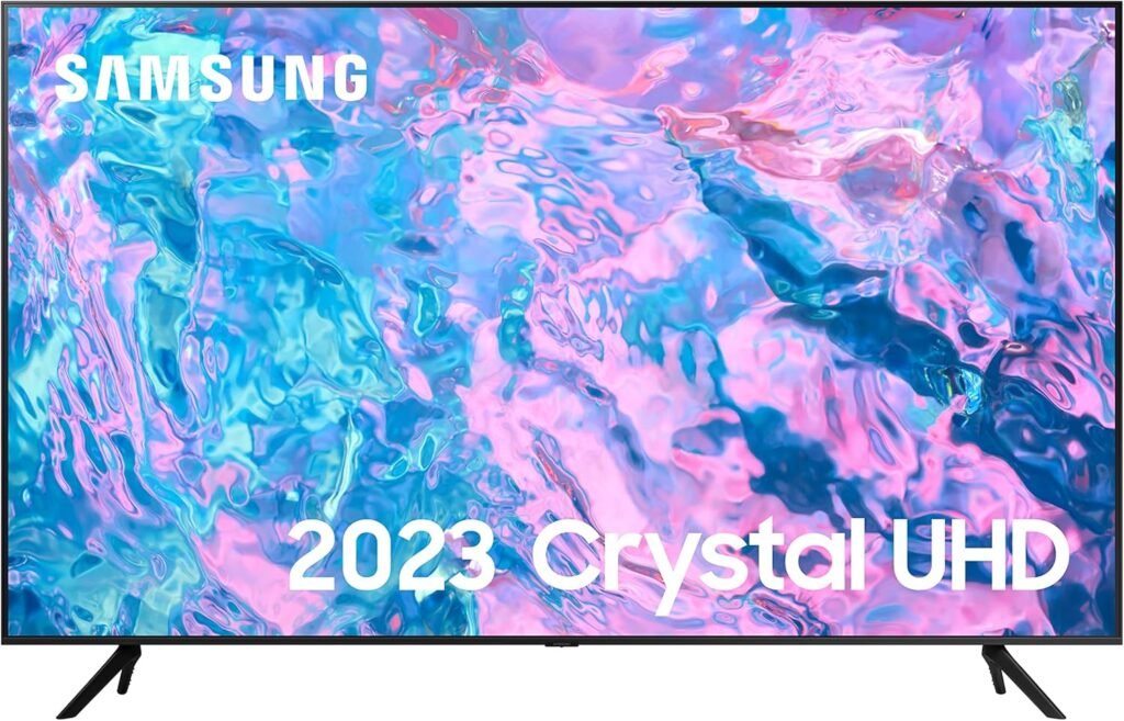 Samsung 55 Inch CU71A0 4K UHD HDR Smart TV (2023) – Ultra High Definition Smart TV With Gaming Hub, Smart TV Streaming, Crystal 4K Processor, Object Tracking Sound, PurColour & App Connect Samsung 55 Inch CU71A0 4K UHD HDR Smart TV (2023) – Ultra High Definition Smart TV With Gaming Hub, Smart TV Streaming, Crystal 4K Processor, Object Tracking Sound, PurColour & App Connect
