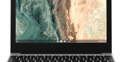 Samsung Galaxy Chromebook Go Wi-Fi Laptop, 11.6 Inch, Celeron Processor, 4GB RAM, 64GB Storage, Silver – Official