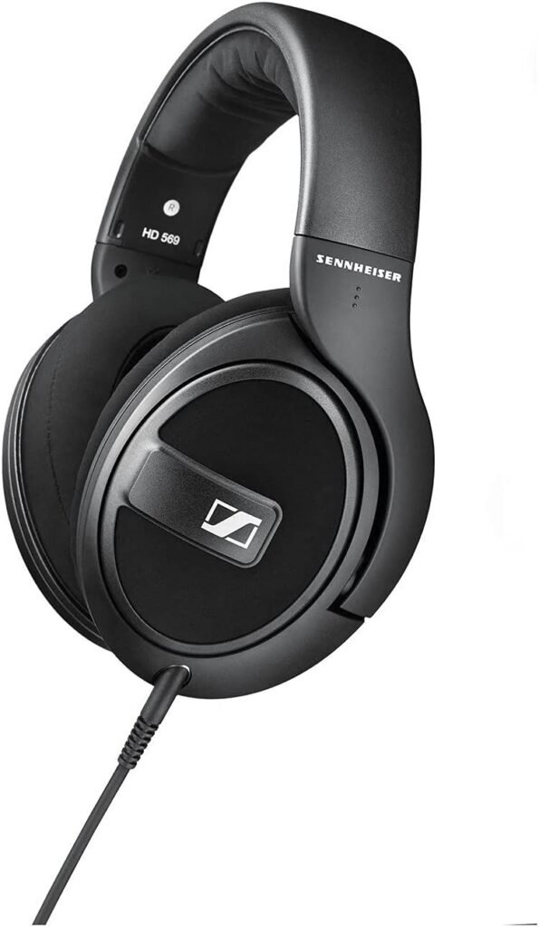 Sennheiser HD 569 Around-Ear Closed Back Headphones – Black