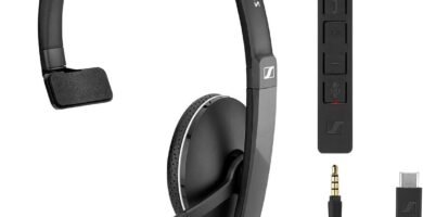 Sennheiser SC 135 USB-C (508355) – A monaural headset for professionals | with HD stereo sound, noise-canceling microphone and USB-C connector (black) Sennheiser SC 135 USB-C (508355) – A monaural headset for professionals | with HD stereo sound, noise-canceling microphone and USB-C connector (black)