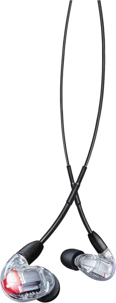 Shure SE846 Wired Sound Isolating Earphones Gen 2, Secure in-Ear Earbuds, High-End Professional Sound, Hi-Def Four Drivers, Upgraded Sound Filters, Durable Quality, Customizable Frequency – Clear Shure SE846 Wired Sound Isolating Earphones Gen 2, Secure in-Ear Earbuds, High-End Professional Sound, Hi-Def Four Drivers, Upgraded Sound Filters, Durable Quality, Customizable Frequency – Clear