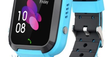 Smart Watch Phone for Kids, Waterproof Smartwatches with Tracker HD Touch Screen for kids Games SOS Alarm Clock Camera Digital Wrist Watch Smartwatch Christmas Birthday Gifts for 3-12 Boy Girls (Blue) Smart Watch Phone for Kids, Waterproof Smartwatches with Tracker HD Touch Screen for kids Games SOS Alarm Clock Camera Digital Wrist Watch Smartwatch Christmas Birthday Gifts for 3-12 Boy Girls (Blue)