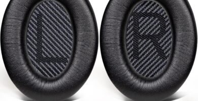 SoloWIT Replacement Earpads Cushions for Bose QuietComfort 35 (QC35) & Quiet Comfort 35 II (QC35 ii) Headphones, Ear Pads with Softer Lambskin, Noise Isolation Foam, Added Thickness (Brilliant Black) SoloWIT Replacement Earpads Cushions for Bose QuietComfort 35 (QC35) & Quiet Comfort 35 II (QC35 ii) Headphones, Ear Pads with Softer Lambskin, Noise Isolation Foam, Added Thickness (Brilliant Black)