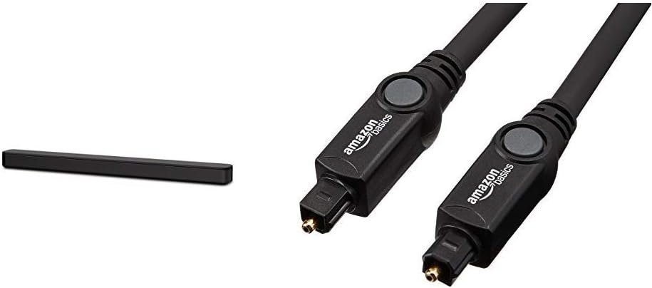 Sony HT-SF150 Sound Wall Mount Soundbar, Bluetooth Black & Amazon Basics 1.8m Optical Cable, Black Sony HT-SF150 Sound Wall Mount Soundbar, Bluetooth Black & Amazon Basics 1.8m Optical Cable, Black