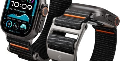 Spigen DuraPro Flex Ultra Strap Compatible with Apple Watch Band for Apple Watch Ultra 2/1 49mm, Series 10 46mm, Series 9/8/7 45mm, Series SE2/6/SE/5/4 44mm and Series 3/2/1 42mm – Black Spigen DuraPro Flex Ultra Strap Compatible with Apple Watch Band for Apple Watch Ultra 2/1 49mm, Series 10 46mm, Series 9/8/7 45mm, Series SE2/6/SE/5/4 44mm and Series 3/2/1 42mm – Black