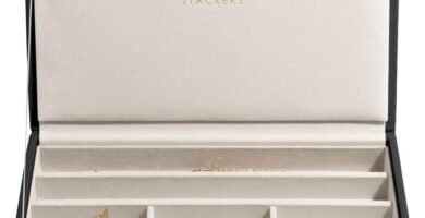 Stackers Black Classic Medium Jewellery Box Lid Stackers Black Classic Medium Jewellery Box Lid