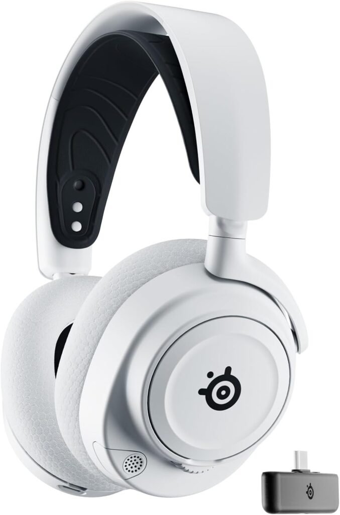 SteelSeries Arctis Nova 7X Wireless Xbox Series X/S Gaming Headset – Neodymium Magnetic Drivers – Dual Wireless Xbox & Bluetooth Audio – 38Hr USB-C Battery – AI Mic – Supports PS5, PC, Switch – White SteelSeries Arctis Nova 7X Wireless Xbox Series X/S Gaming Headset – Neodymium Magnetic Drivers – Dual Wireless Xbox & Bluetooth Audio – 38Hr USB-C Battery – AI Mic – Supports PS5, PC, Switch – White