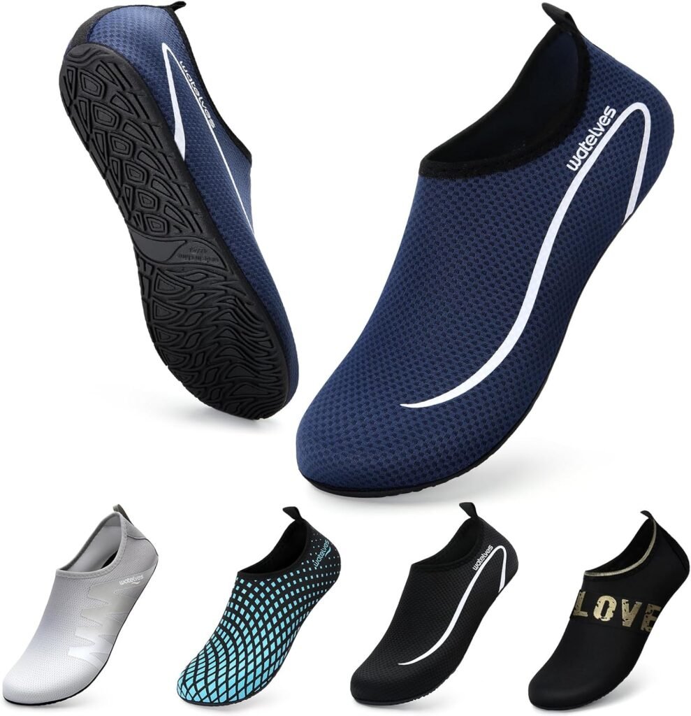 Swim Water Shoes Aqua Socks Barefoot for Sea Beach Swimming Shoes Pool Ladies Women Mens