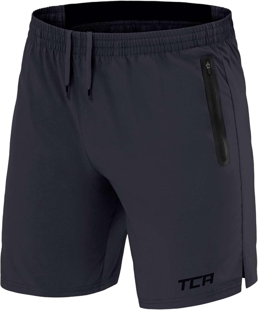 TCA Tech Boys Football Shorts – Lightweight Boys Sports Shorts w/Zip Pockets – Boys Shorts, Kids Shorts, PE Shorts