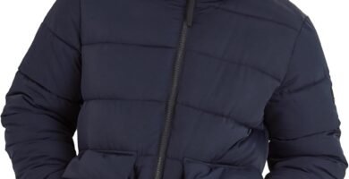 TOG24 Hamilton Mens Ultra-Warm Windproof Coat & Jacket Adjustable Toggles On The Hood Insulated Filling Made From Recycled Plastic Bottles Light-Rain Protection