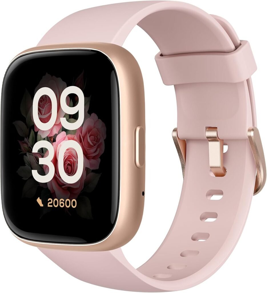 TOOBUR Smart Watch for Women, Alexa Built-in, Answer/Make Calls, 1.83″ Fitness Tracker Watch with Heart Rate Monitor, Sleep Tracker, Pedometer, IP68 Waterproof, Smartwatch Compatible Android iOS TOOBUR Smart Watch for Women, Alexa Built-in, Answer/Make Calls, 1.83″ Fitness Tracker Watch with Heart Rate Monitor, Sleep Tracker, Pedometer, IP68 Waterproof, Smartwatch Compatible Android iOS