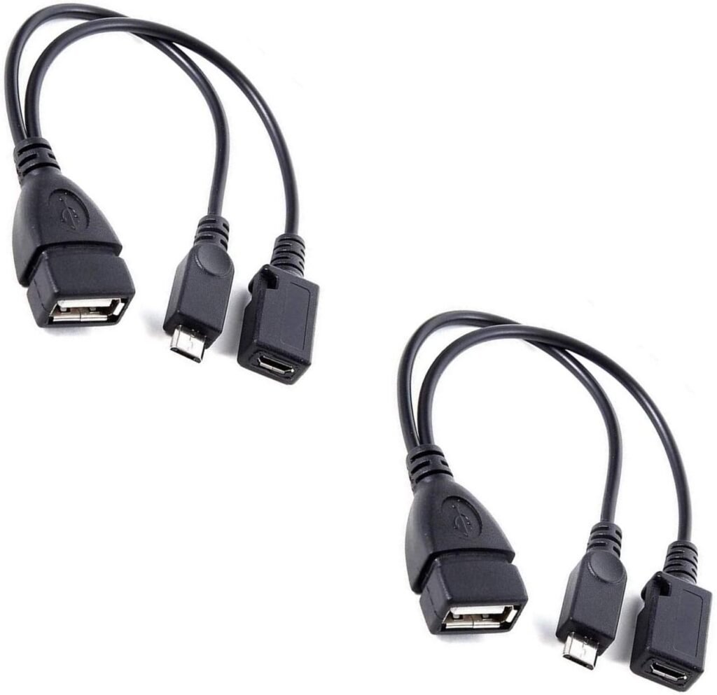 TV xStream [2 Pack USB Port Adapter, Micro OTG Cable, Power – Compatible with Streaming Sticks, FIRESTICKS Devices, Rii and Keyboards, and Nintendo Switch, SNES, NES Classic TV xStream [2 Pack USB Port Adapter, Micro OTG Cable, Power – Compatible with Streaming Sticks, FIRESTICKS Devices, Rii and Keyboards, and Nintendo Switch, SNES, NES Classic