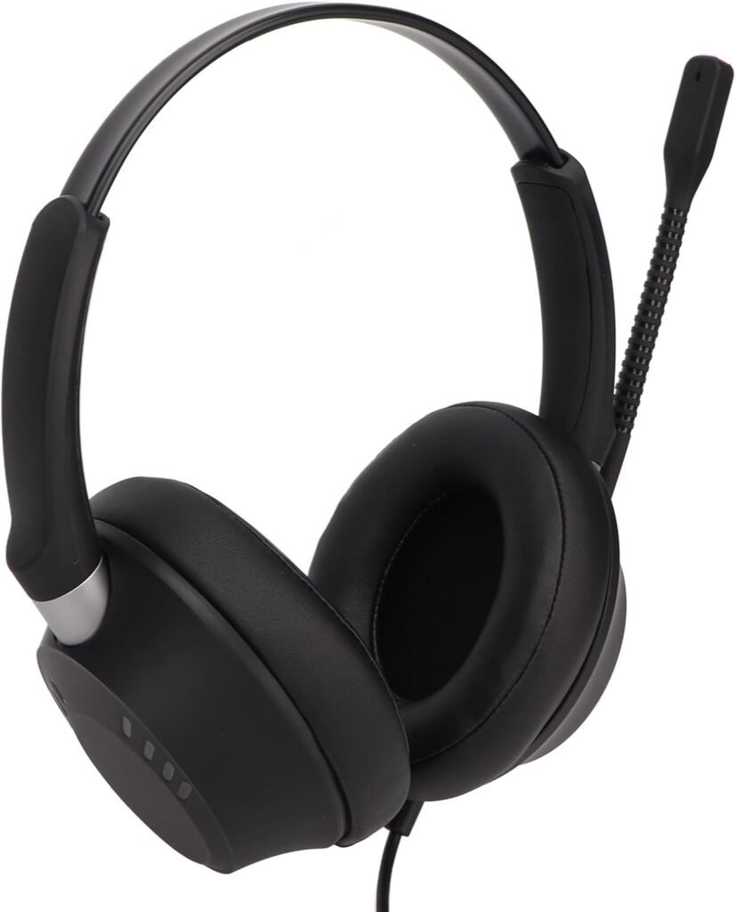 Telephone Headset, X6D USB 2 Noise Cancelling Speaker Headset Volume Adjustment Binaural Business Headphone for Call Center Telephone Headset, X6D USB 2 Noise Cancelling Speaker Headset Volume Adjustment Binaural Business Headphone for Call Center