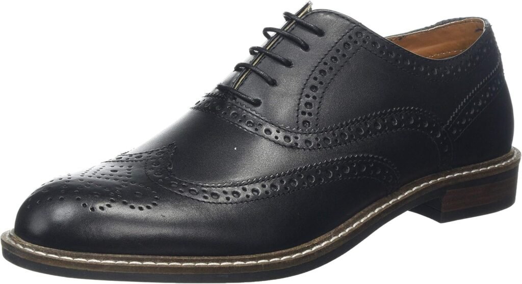 Thomas Crick Men’s ‘Cardew’ Brogue Formal Leather Shoes, Comfortable, Durable, Stylish, Classic Premium Leather Shoes with Classy Embroidered Upper (Black, Tan) Thomas Crick Men’s ‘Cardew’ Brogue Formal Leather Shoes, Comfortable, Durable, Stylish, Classic Premium Leather Shoes with Classy Embroidered Upper (Black, Tan)