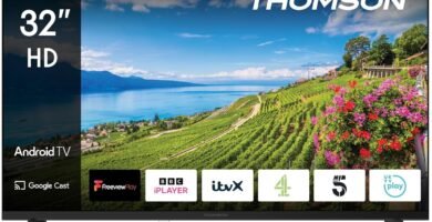 Thomson 32 Inch (80 cm) Smart Android TV (WLAN, Triple Tuner DVB-C/S2/T2) – 32HA2S14UK – 2023 Thomson 32 Inch (80 cm) Smart Android TV (WLAN, Triple Tuner DVB-C/S2/T2) – 32HA2S14UK – 2023