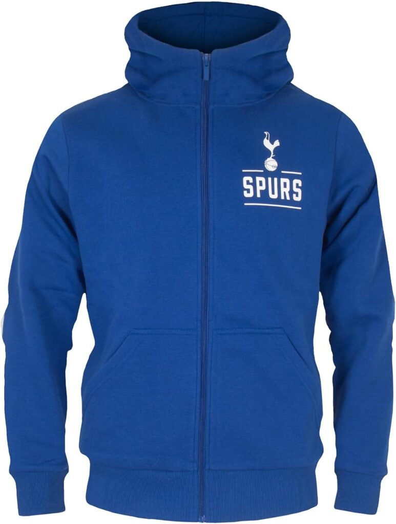 Tottenham Hotspur Boys Hoody Zip Fleece Kids Official Football Gift