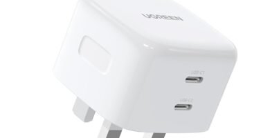 UGREEN USB C Charger 65W Plug 2-Port GaN Type C Fast Wall Power Adapter Compatible with Macbook Pro/Air, iPhone 16/15/14, iPad Air/Mini, Galaxy S24/S23, Pixel 9, Dell XPS, Asus Acer Laptop etc(White) UGREEN USB C Charger 65W Plug 2-Port GaN Type C Fast Wall Power Adapter Compatible with Macbook Pro/Air, iPhone 16/15/14, iPad Air/Mini, Galaxy S24/S23, Pixel 9, Dell XPS, Asus Acer Laptop etc(White)