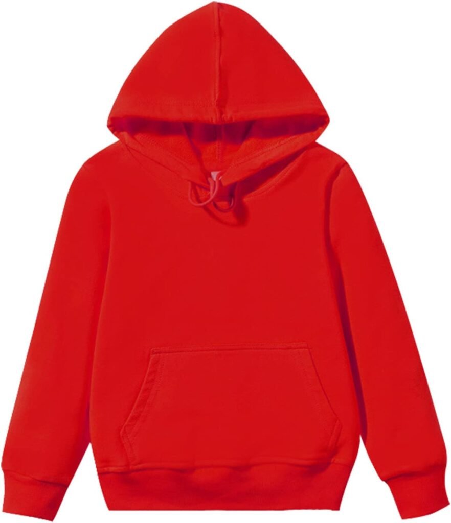 UIFLQXX Kids Unisex Pullover Fleece Hoodies With Pocket Boys Girls Soft Casual Hooded School Sweatshirt Spring Jumper Tops UIFLQXX Kids Unisex Pullover Fleece Hoodies With Pocket Boys Girls Soft Casual Hooded School Sweatshirt Spring Jumper Tops 