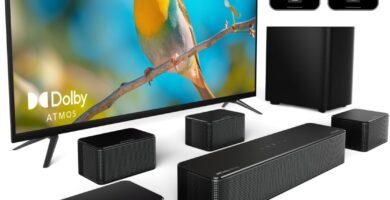 ULTIMEA 7.1 Soundbar for TV, with Dolby Atmos, 4 Wired Surround Speakers, APP Control, 460W Surround Sound System for TV, Home Theater Sound System with 6.5″ Wireless Subwoofer, Poseidon D80 Series ULTIMEA 7.1 Soundbar for TV, with Dolby Atmos, 4 Wired Surround Speakers, APP Control, 460W Surround Sound System for TV, Home Theater Sound System with 6.5″ Wireless Subwoofer, Poseidon D80 Series