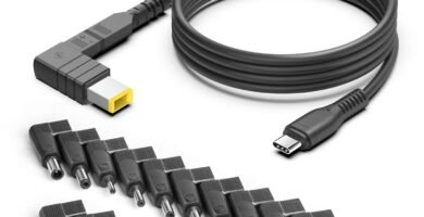 USB C to DC Power Plug, HKY USB C Type-c PD Convert Cable to Universal Laptop Power Adapter 15 Barrel Jack for HP Dell Toshiba Lenovo Acer Asus Sony Samsung LG 3.5*1.35mm/4.5*3.0mm/5.5*2.5mm/6.5*4.4 USB C to DC Power Plug, HKY USB C Type-c PD Convert Cable to Universal Laptop Power Adapter 15 Barrel Jack for HP Dell Toshiba Lenovo Acer Asus Sony Samsung LG 3.5*1.35mm/4.5*3.0mm/5.5*2.5mm/6.5*4.4