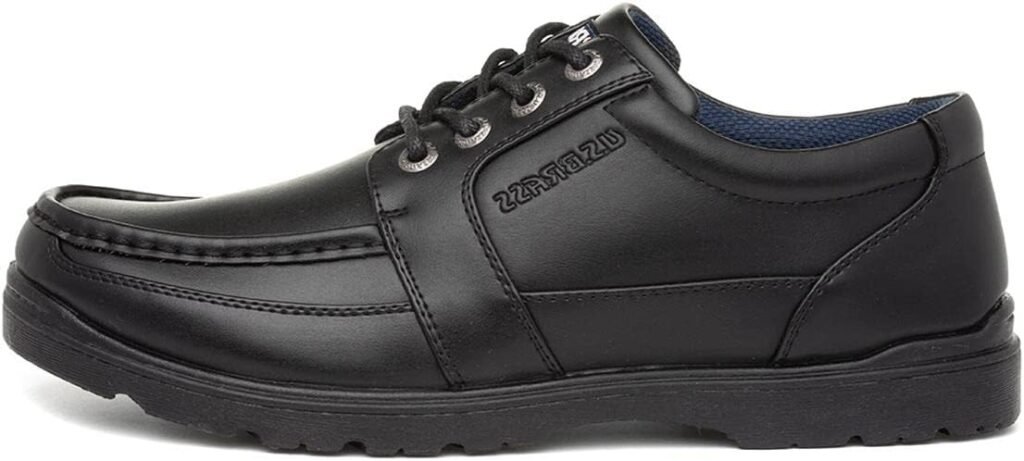 Us Brass Mens Black Lace Up Smart Shoe – Size Us Brass Mens Black Lace Up Smart Shoe – Size