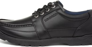 Us Brass Mens Black Lace Up Smart Shoe – Size Us Brass Mens Black Lace Up Smart Shoe – Size