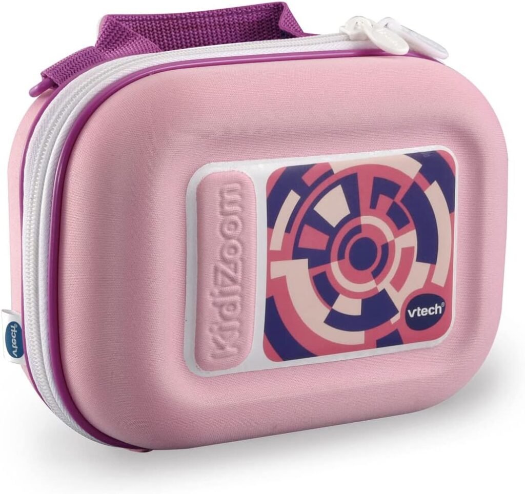 VTech Kidizoom Camera Case, Portable Hard Case for Children, Accessories for Kids Digital Camera, Suitable for Girls and Boys from 3, 4, 5+ Year Olds, Pink VTech Kidizoom Camera Case, Portable Hard Case for Children, Accessories for Kids Digital Camera, Suitable for Girls and Boys from 3, 4, 5+ Year Olds, Pink