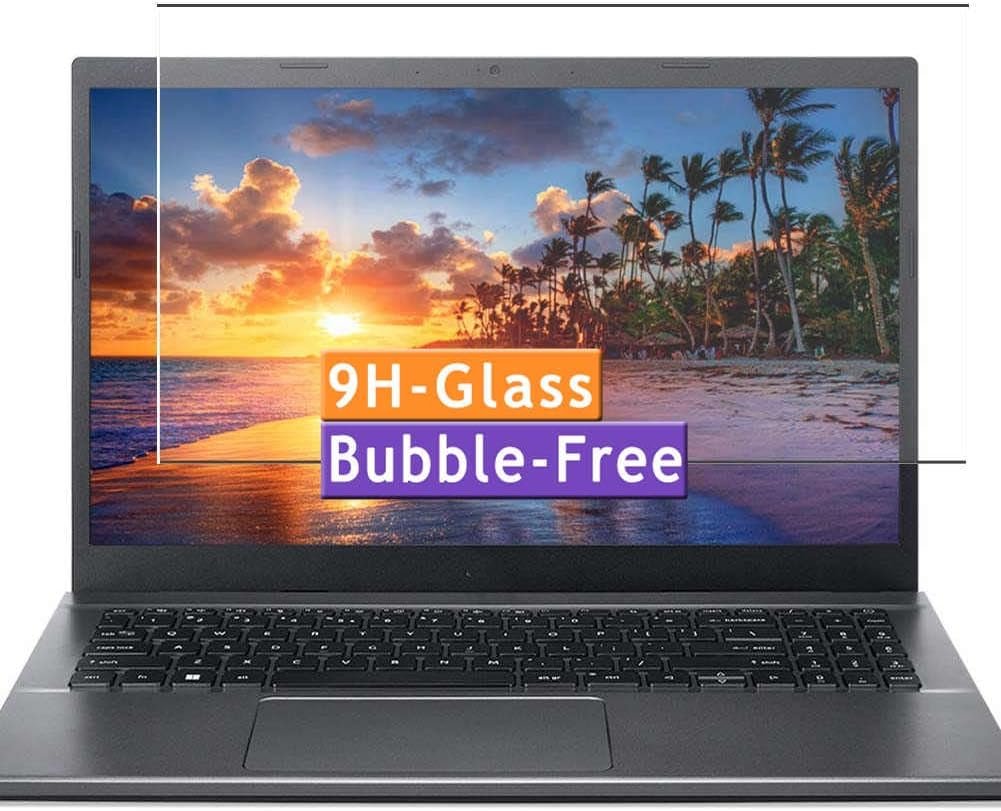 Vaxson Tempered Glass Screen Protector, compatible with Acer Aspire 5 A515-57 15.6″ laptop Visible Area, 9H Film Protectors Guard
