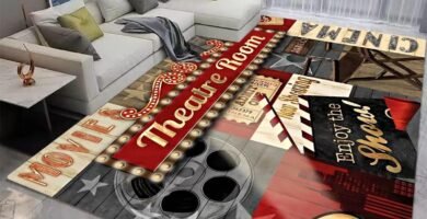 Vintage Home Theater Red Cinema Movie Theater Area Rugs Home Decor Floor Mat Non-Slip Carpets Throw Rugs Doormat Door Mats Floor Mat Movie Room Decor for Living Room Bedroom Bathroom 5’x7′ Vintage Home Theater Red Cinema Movie Theater Area Rugs Home Decor Floor Mat Non-Slip Carpets Throw Rugs Doormat Door Mats Floor Mat Movie Room Decor for Living Room Bedroom Bathroom 5’x7′