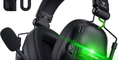 WESEARY 2.4G Wireless Gaming Headset for PS5, PS4, PC & Switch – 7.1 Surround Sound Gaming Headphones with Mic, 50mm Drivers Wireless Gaming Headphones, RGB Lighting & 50Hr Battery WESEARY 2.4G Wireless Gaming Headset for PS5, PS4, PC & Switch – 7.1 Surround Sound Gaming Headphones with Mic, 50mm Drivers Wireless Gaming Headphones, RGB Lighting & 50Hr Battery