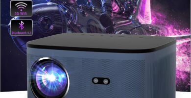 WISELAZER Video Projector 5G WiFi Bluetooth Native 1080P Support 4K, Built-in Dust Filter/AirPlay/Miracast/4-Point Keystone/Zoom, Home Cinema HD Projectors for Smartphone (H9 Blue) WISELAZER Video Projector 5G WiFi Bluetooth Native 1080P Support 4K, Built-in Dust Filter/AirPlay/Miracast/4-Point Keystone/Zoom, Home Cinema HD Projectors for Smartphone (H9 Blue)