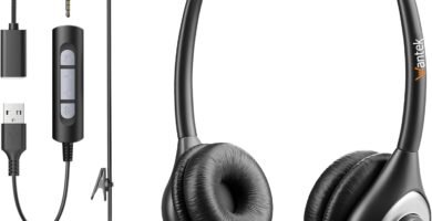 Wantek USB Headset with Microphone for PC Laptop,3.5mm/USB/Type-C Jack 3-In-1 Headphones with Noise Cancelling & Audio Controls,Teams Headset for Office,Call Center,Work,Binaural Wantek USB Headset with Microphone for PC Laptop,3.5mm/USB/Type-C Jack 3-In-1 Headphones with Noise Cancelling & Audio Controls,Teams Headset for Office,Call Center,Work,Binaural