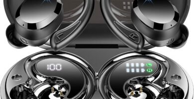 Wireless Earbuds, Bluetooth Headphones Sport with 4 Mics, Wireless Headphones in Ear with Earhooks, Dual LED Display Ear Buds, IP7 Waterproof, USB-C Fast Charging Wireless Earphones for Running/Gym Wireless Earbuds, Bluetooth Headphones Sport with 4 Mics, Wireless Headphones in Ear with Earhooks, Dual LED Display Ear Buds, IP7 Waterproof, USB-C Fast Charging Wireless Earphones for Running/Gym