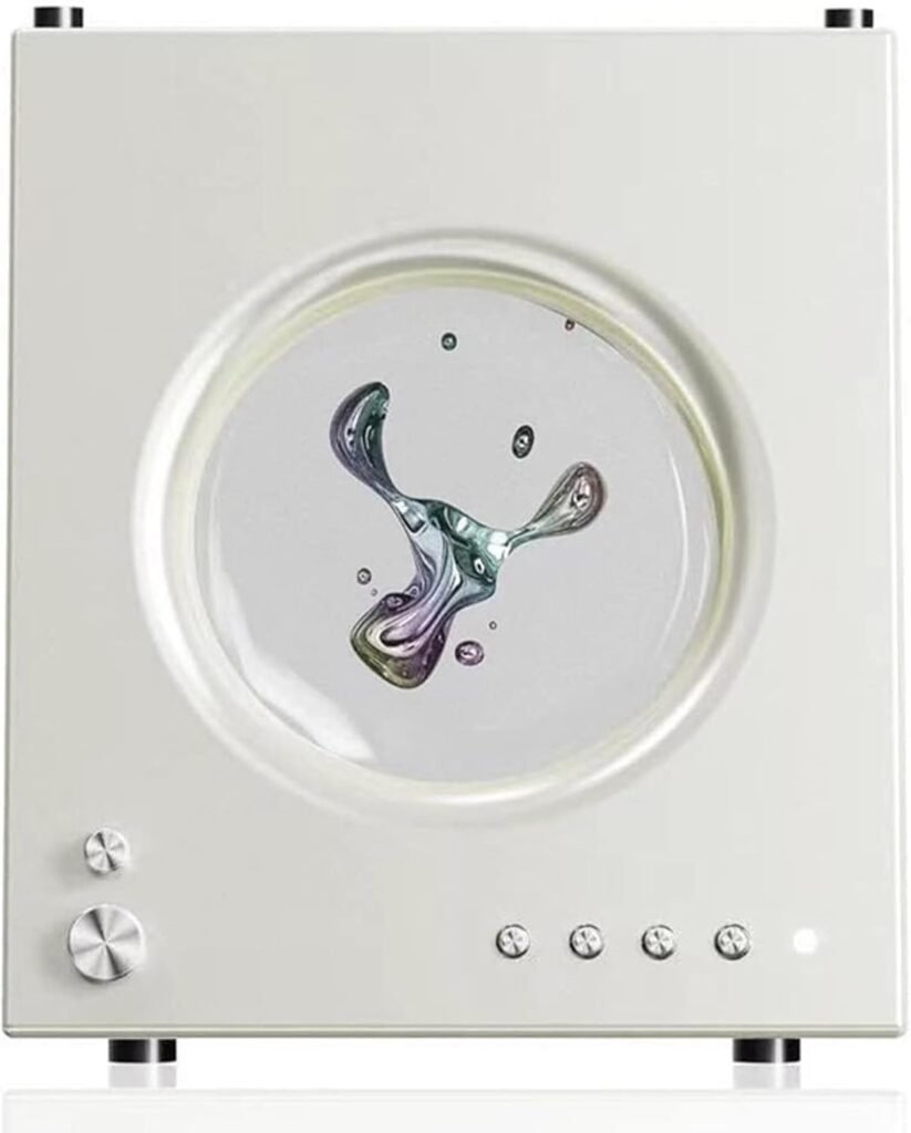 XDLYWUZIQ Magnetic Fluid Speaker, Magnetic Fluid Speaker, Dancing Ferrofluid with Music Rhythm, 360° Surround Sound Home Theater Audio System, for Home TV Computer Office Desktop Decor