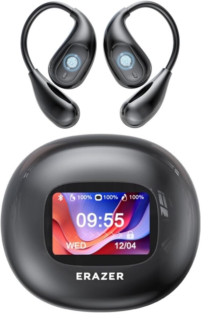 XINSRE XP7 AI Translator Earbuds Real Time,3-in-1 Language Translation Earbuds in 135 Languages & Accents with APP,Bluetooth 5.4 Open Ear Headphones with Smart Touch Screen for Travel Business XINSRE XP7 AI Translator Earbuds Real Time,3-in-1 Language Translation Earbuds in 135 Languages & Accents with APP,Bluetooth 5.4 Open Ear Headphones with Smart Touch Screen for Travel Business