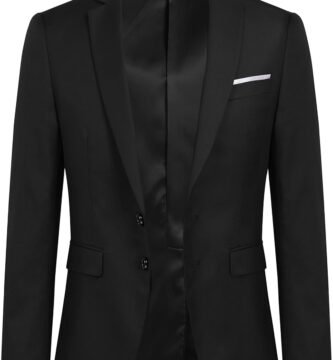 YOUTHUP Mens Blazer Slim Fit 2 Button Formal Casual Suit Jacket Wedding Tuxedo Jackets YOUTHUP Mens Blazer Slim Fit 2 Button Formal Casual Suit Jacket Wedding Tuxedo Jackets