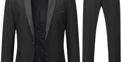 YOUTHUP Men’s Suit Slim Fit 2 Piece Suits Shawl Lapel 1 Button Wedding Dinner Tuxedo Blazer Pants YOUTHUP Men’s Suit Slim Fit 2 Piece Suits Shawl Lapel 1 Button Wedding Dinner Tuxedo Blazer Pants