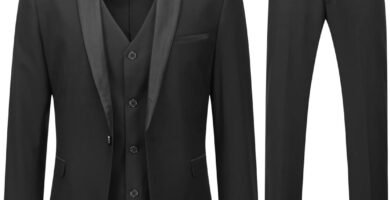 YOUTHUP Mens Suits Slim Fit 3 Piece Suit Shawl Lapel Wedding Dinner Tuxedo 1 Button Blazer Pants Vest YOUTHUP Mens Suits Slim Fit 3 Piece Suit Shawl Lapel Wedding Dinner Tuxedo 1 Button Blazer Pants Vest