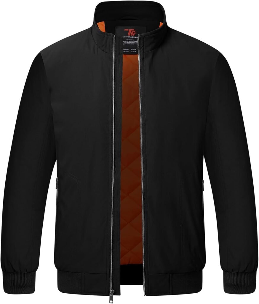 YSENTO Mens Bomber Jackets Winter Casual Windbreakers Jacket Windproof Lined Warm Baseball Coat Outwear YSENTO Mens Bomber Jackets Winter Casual Windbreakers Jacket Windproof Lined Warm Baseball Coat Outwear