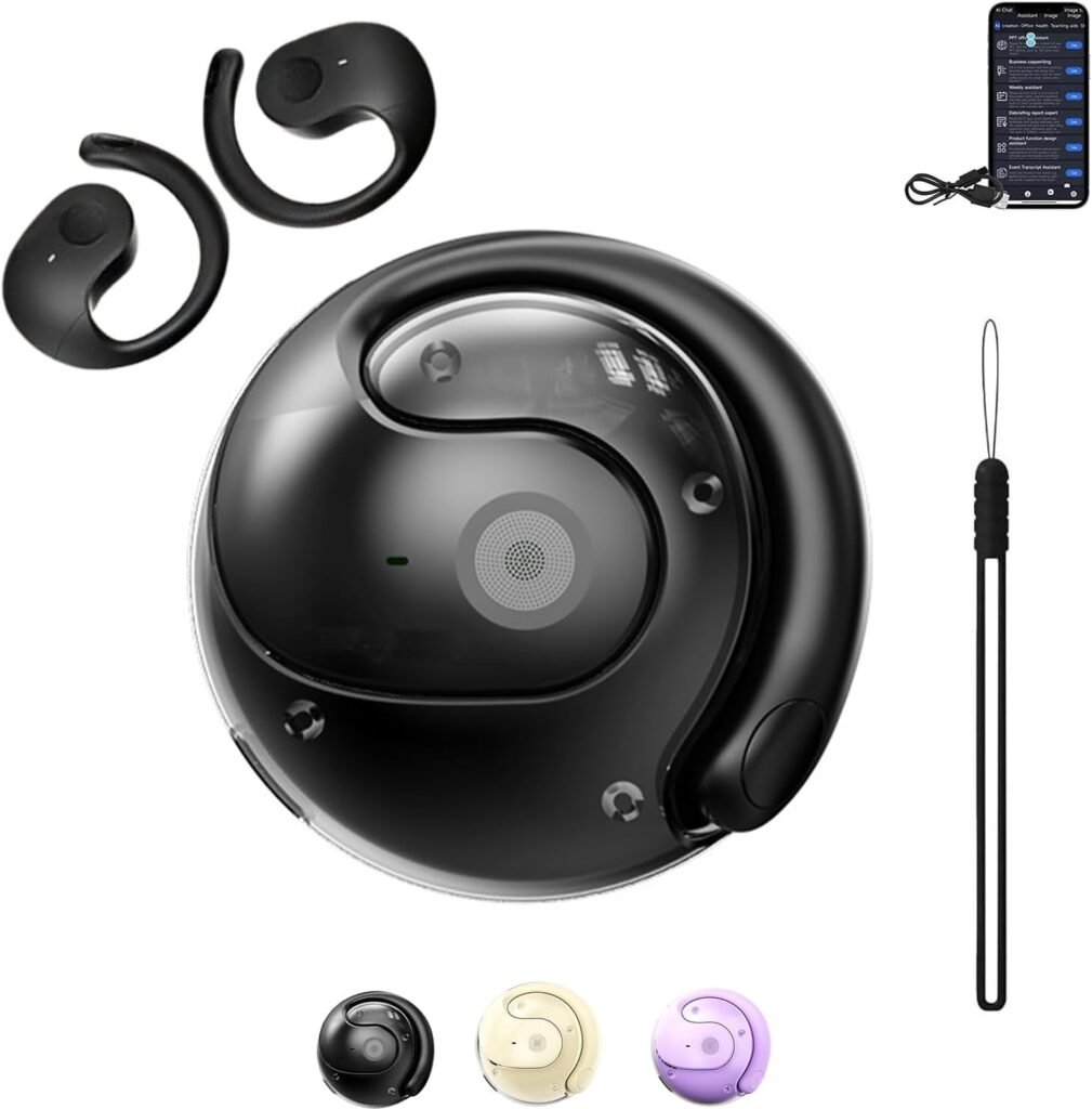 YURNB Instant Language Translator Earbuds, New Real Time Translation Headphones, Hy-T26 Interpretation Earphone with 75 Languages, Equipped with AI APP, for School, Travel, Business Trip