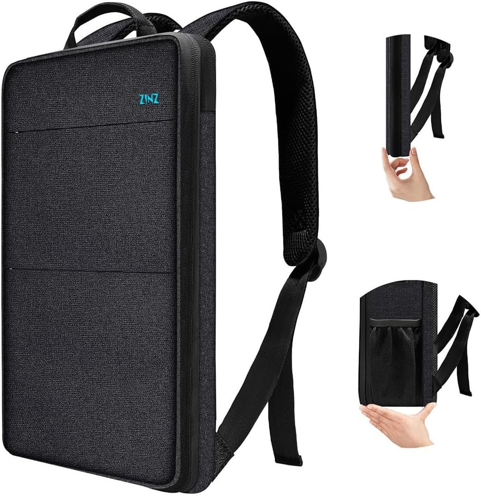 ZINZ Slim & Expandable Laptop Backpack 13 14 15 16 Inch Sleeve, Spill-Resistant Notebooks Bag Case