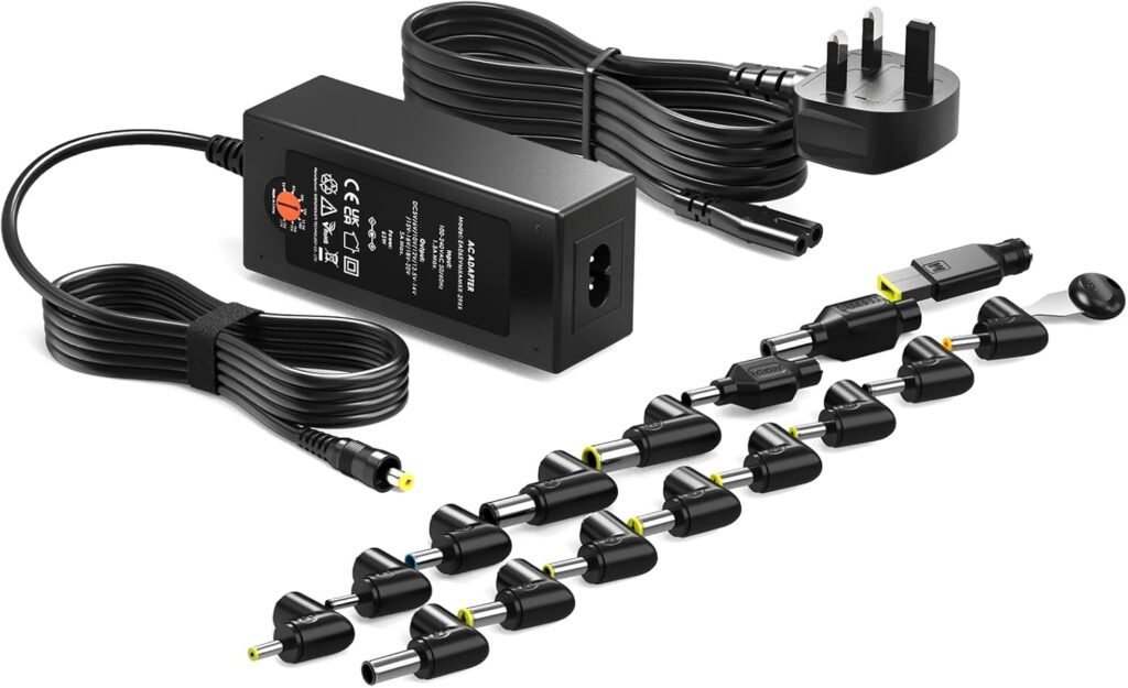 Zolt 65W Universal Laptop Charger for Lenovo HP Dell Acer Asus Samsung Gateway Compaq IBM Laptop Charger Power Supply AC DC Adapter with 16 Plugs