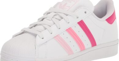 adidas Originals Superstar Sneaker, FTWR White/Clear Pink/Bliss Pink